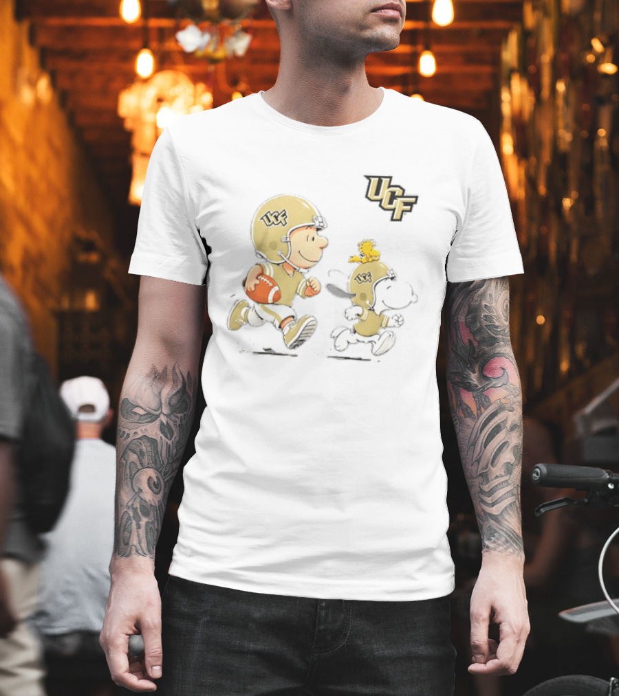 Charlie Brown Snoopy Woodstock UCF Knights Football 2026 T-Shirt