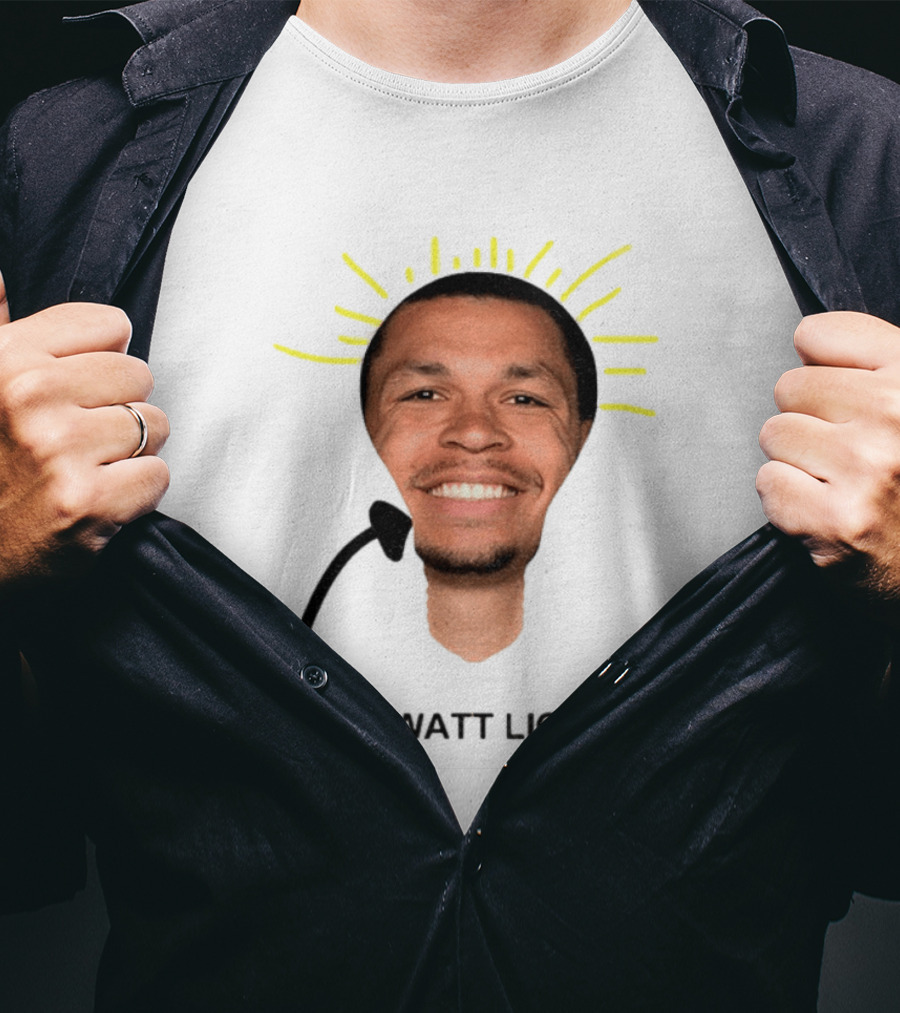 Cyclones NCAAB Jacob Lyftogt It's A 60 Watt Lightbulb Man Face Lightbulb Shape T-Shirt