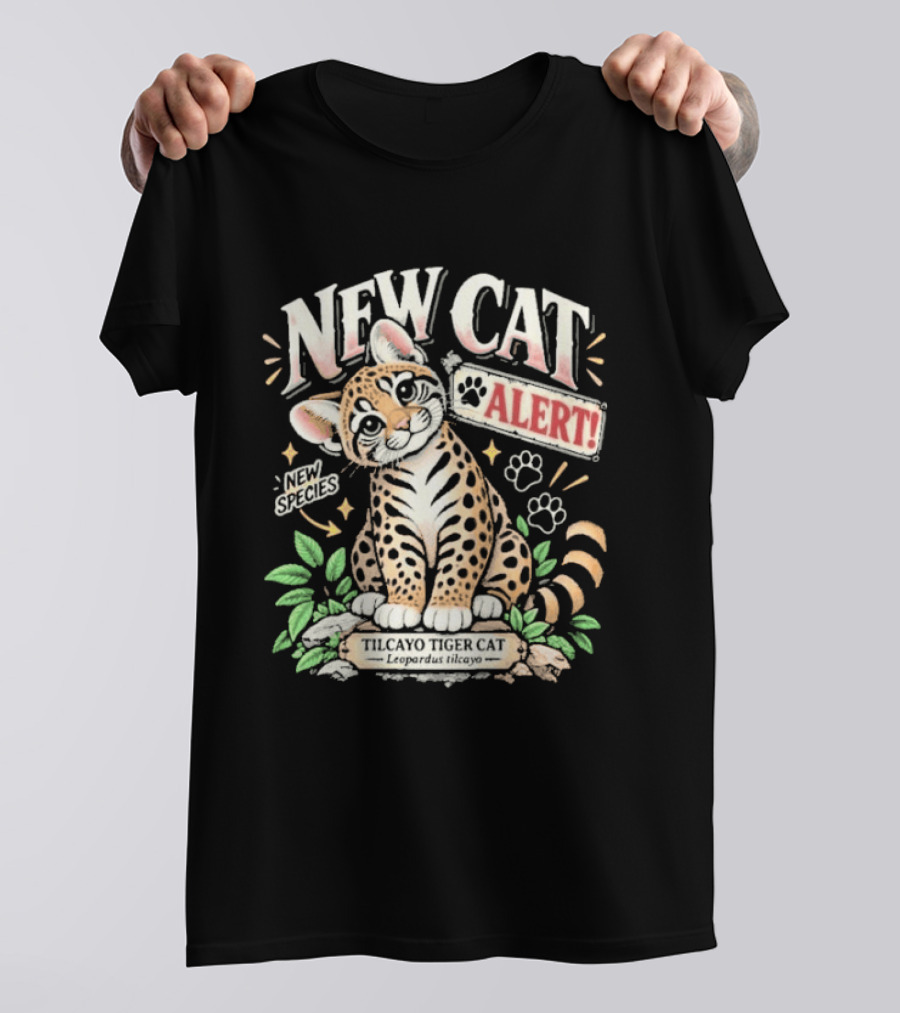 New Cat Alert Leopardus Tilcayo New Species Discovery T-Shirt