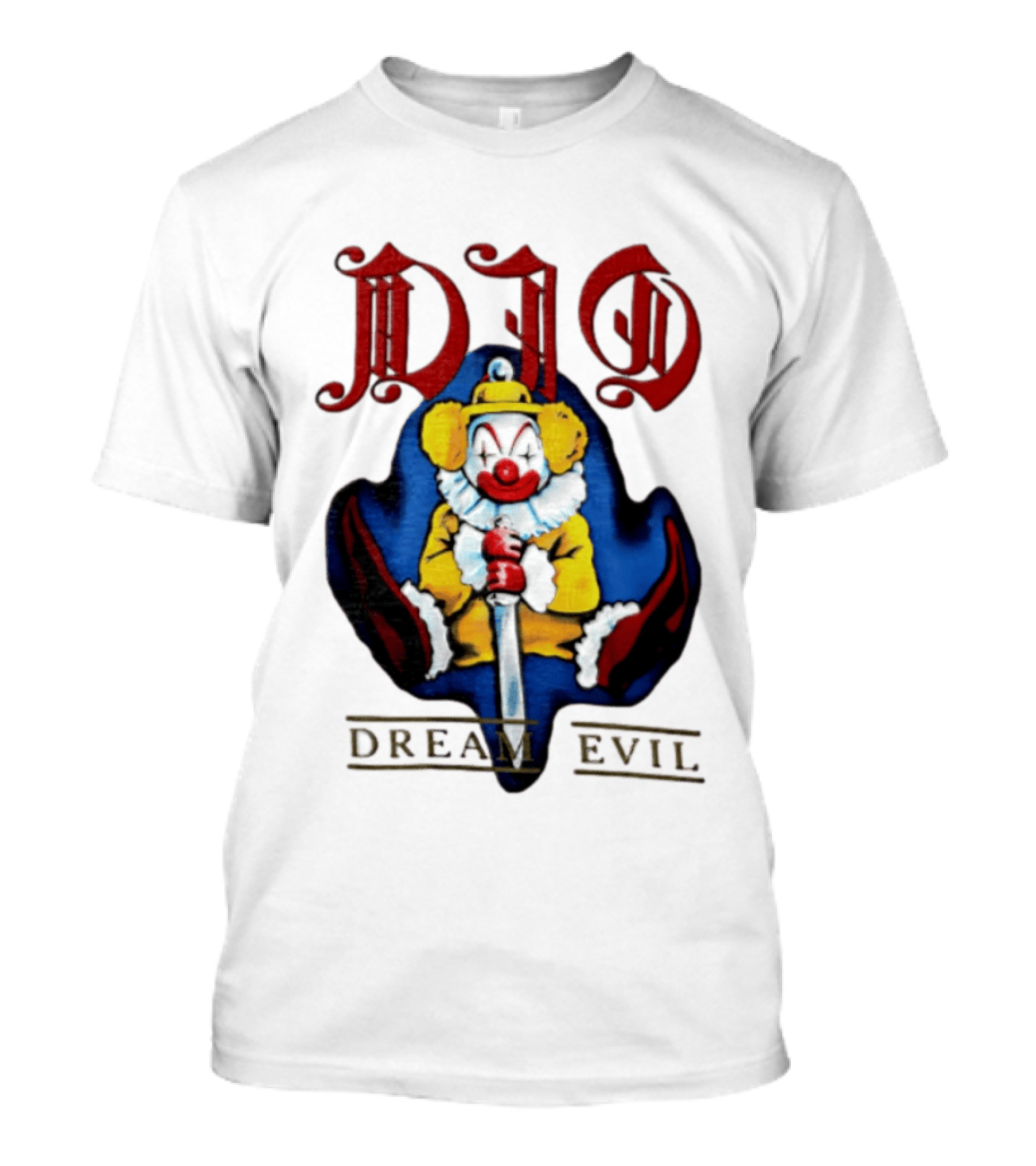 Dio Dream Evil Clown Holding Sword T-Shirt