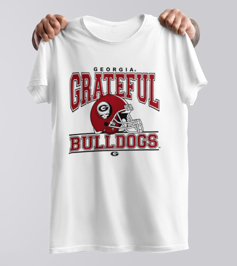 Georgia Grateful Dead Bulldogs Steal Your Helmet T-Shirt