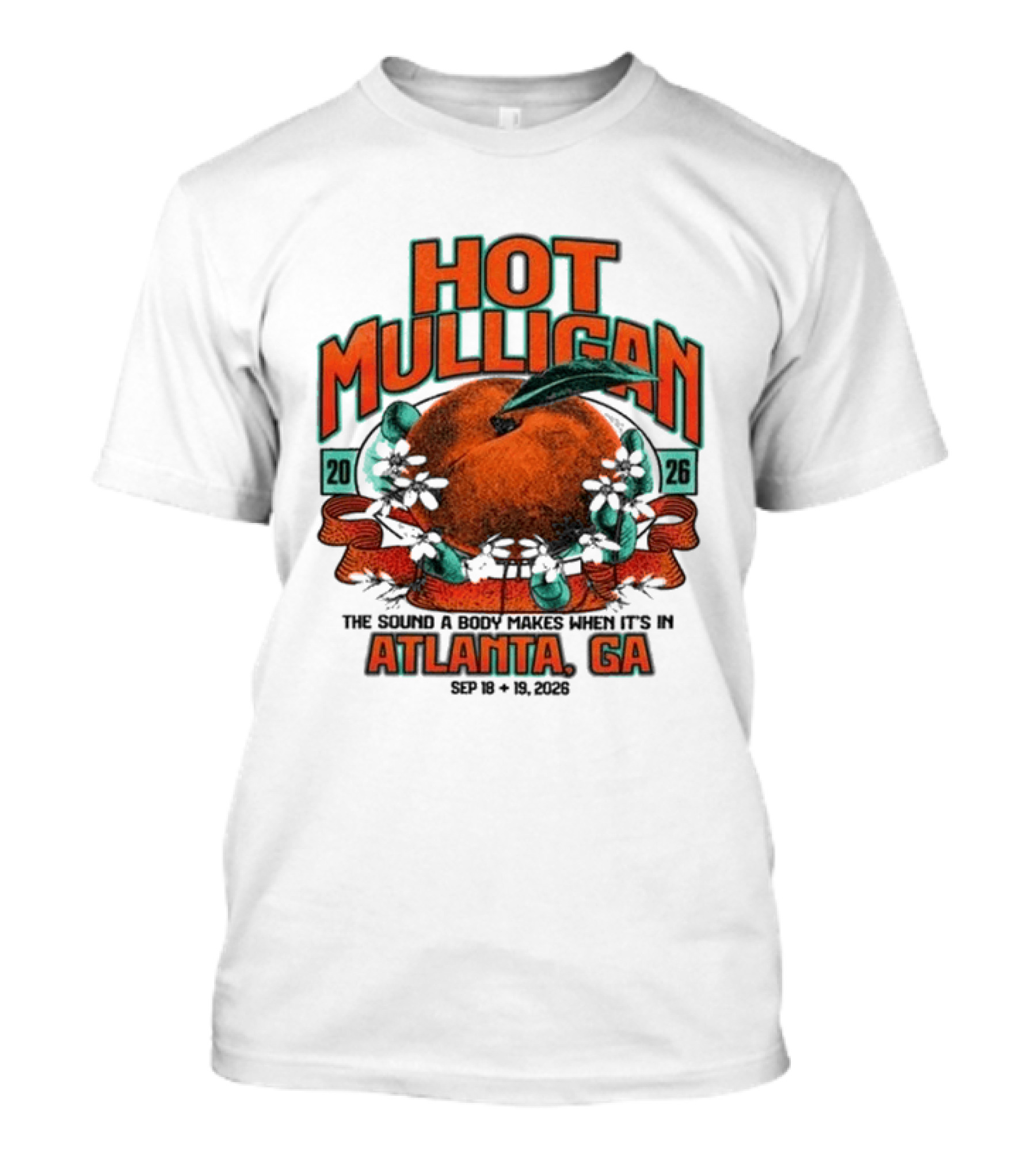 Hot Mulligan The Sound A Body Makes Atlanta GA 2026 Sep 18 19 T-Shirt