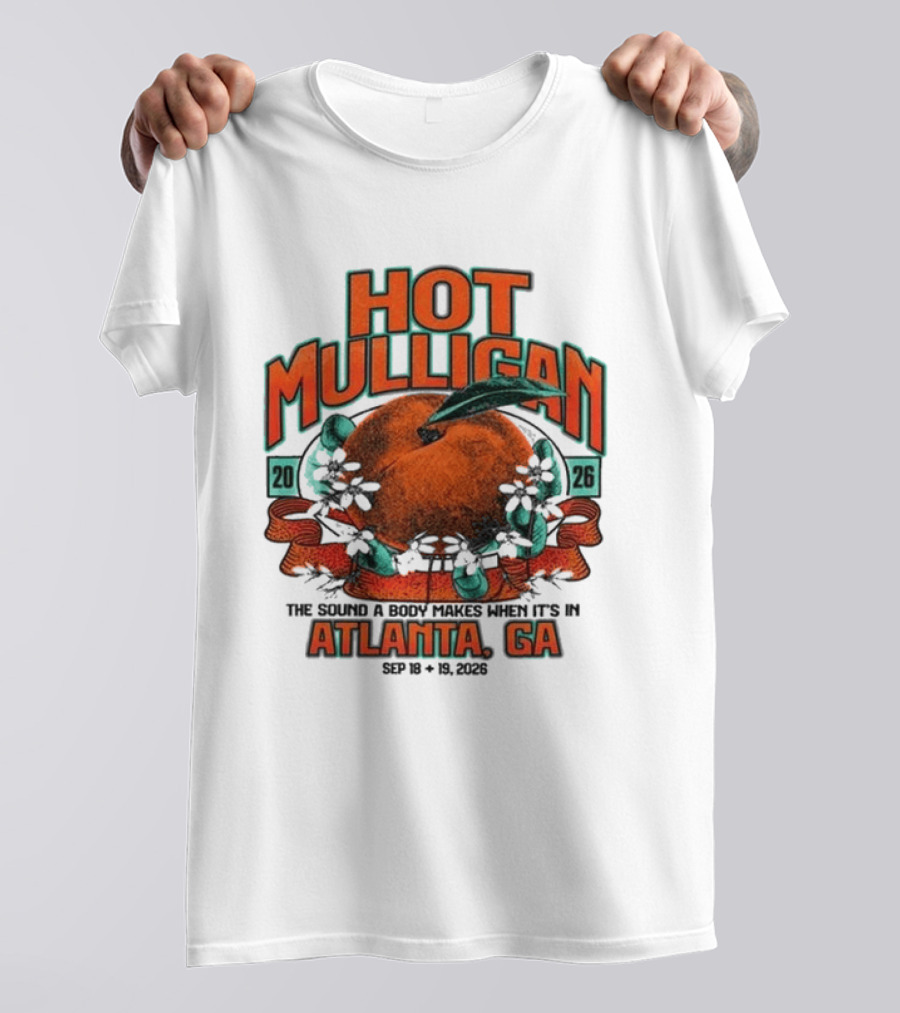 Hot Mulligan The Sound A Body Makes Atlanta GA 2026 Sep 18 19 T-Shirt