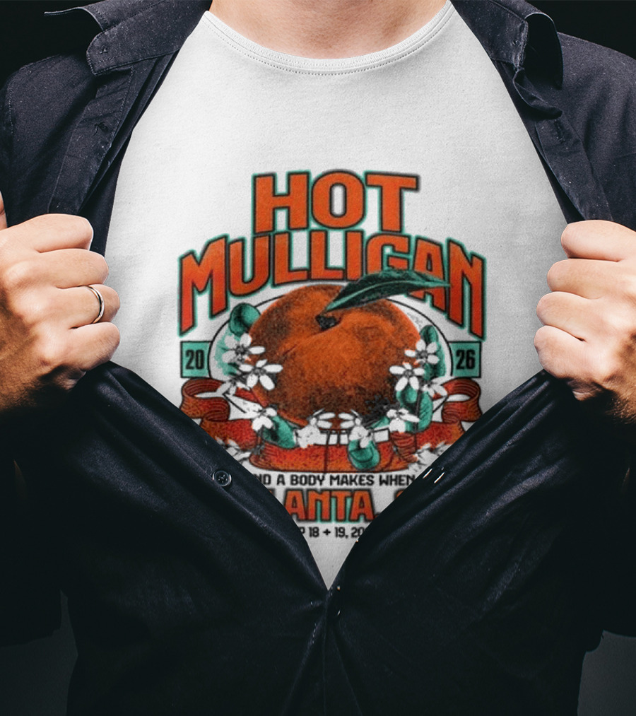 Hot Mulligan The Sound A Body Makes Atlanta GA 2026 Sep 18 19 T-Shirt