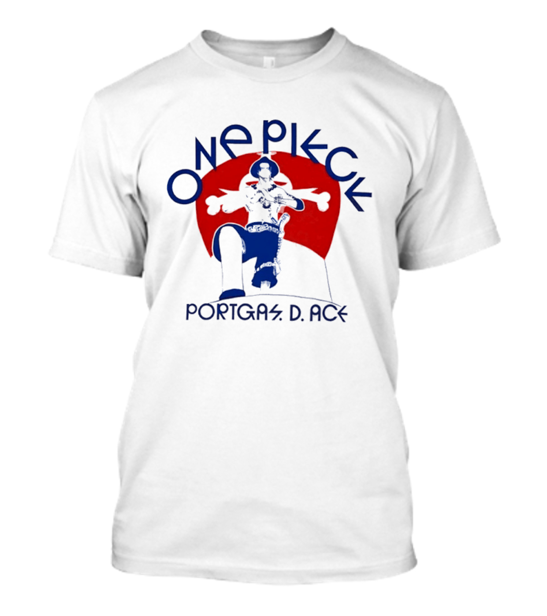 One Piece Portgas D Ace Manga Anime T-Shirt