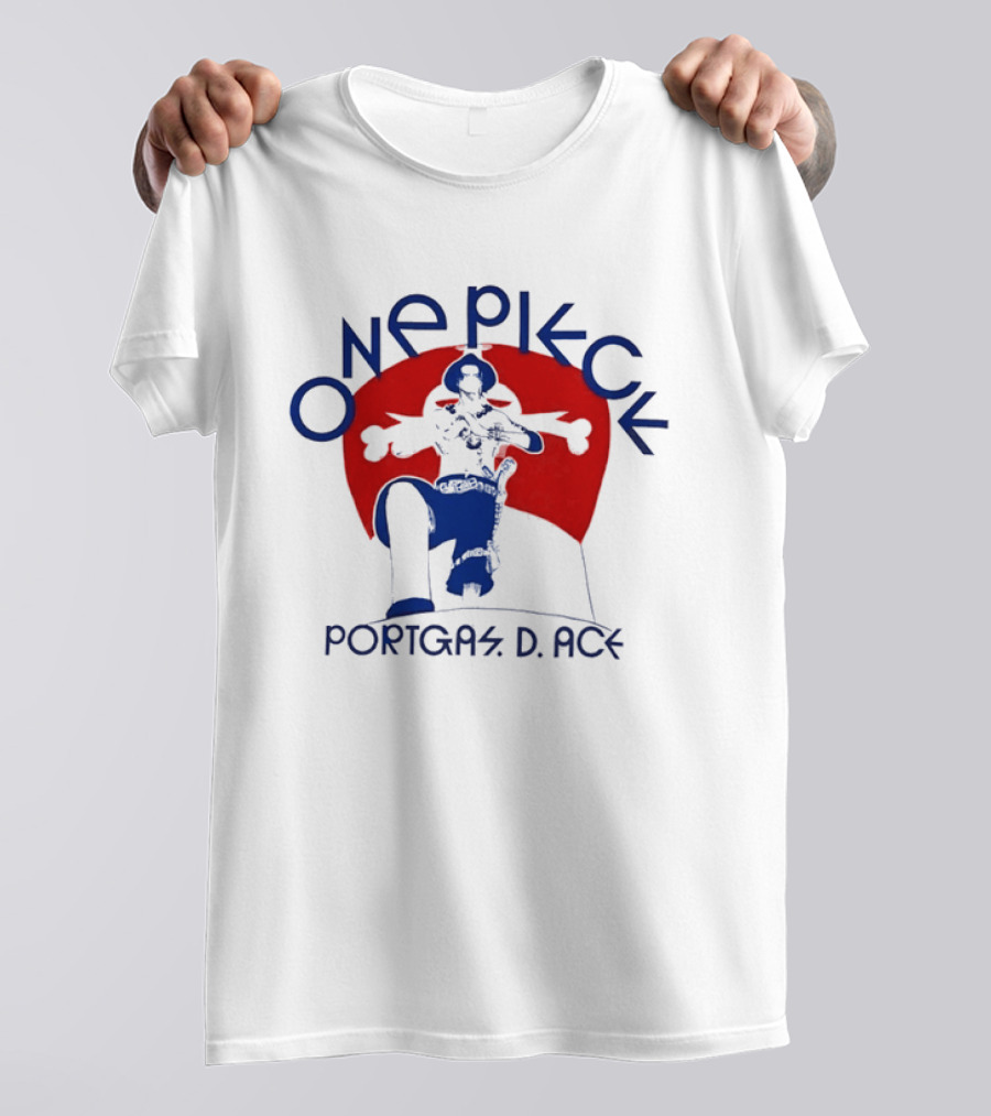 One Piece Portgas D Ace Manga Anime T-Shirt