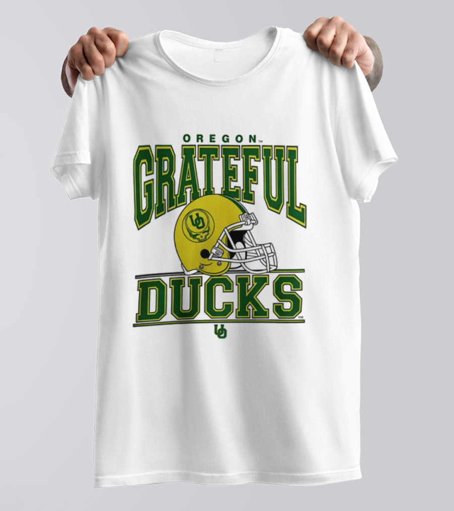 Oregon Grateful Ducks Helmet T-Shirt