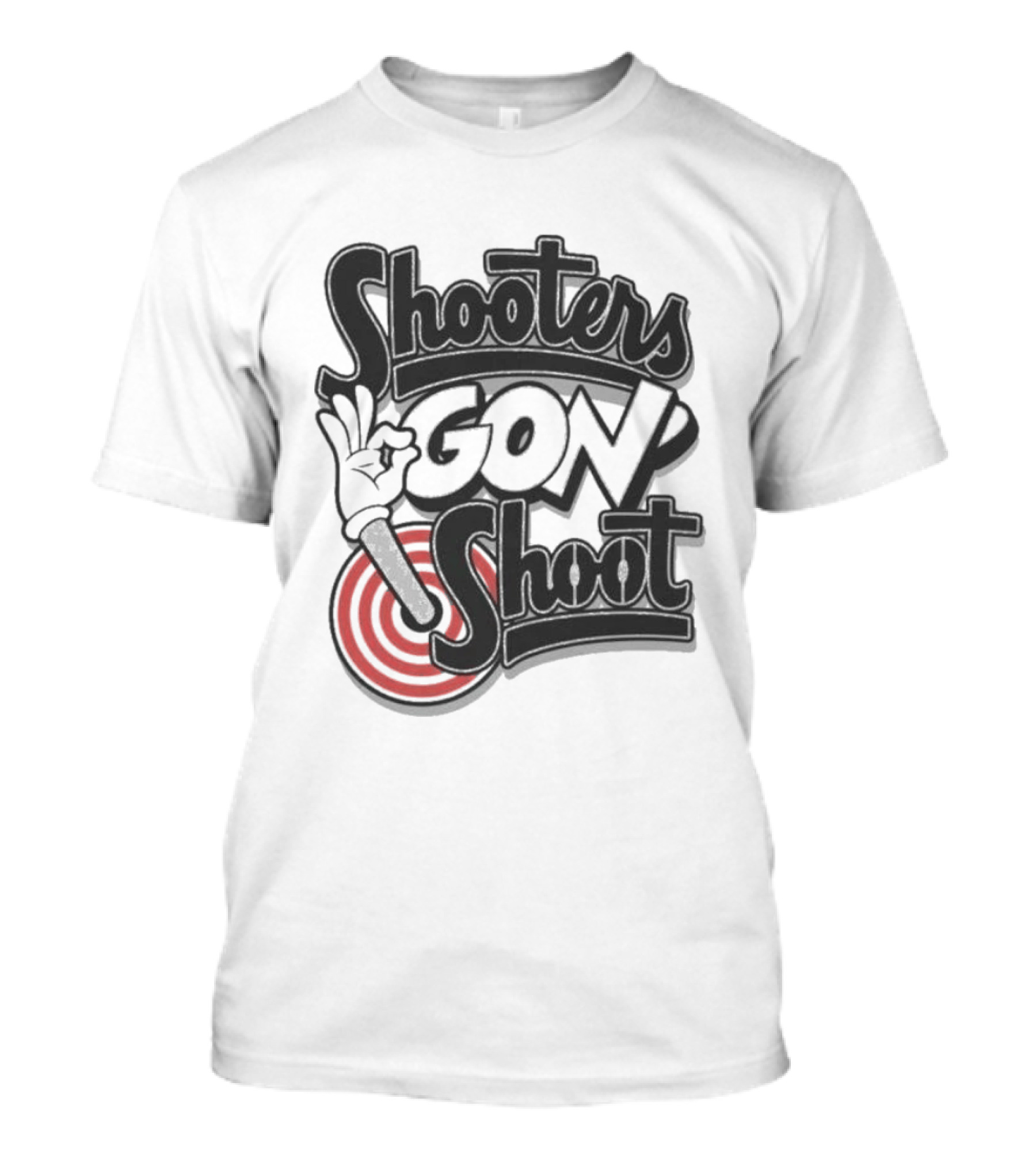 Shooters Gon Shoot Basketball Target Shooter Mentality T-Shirt