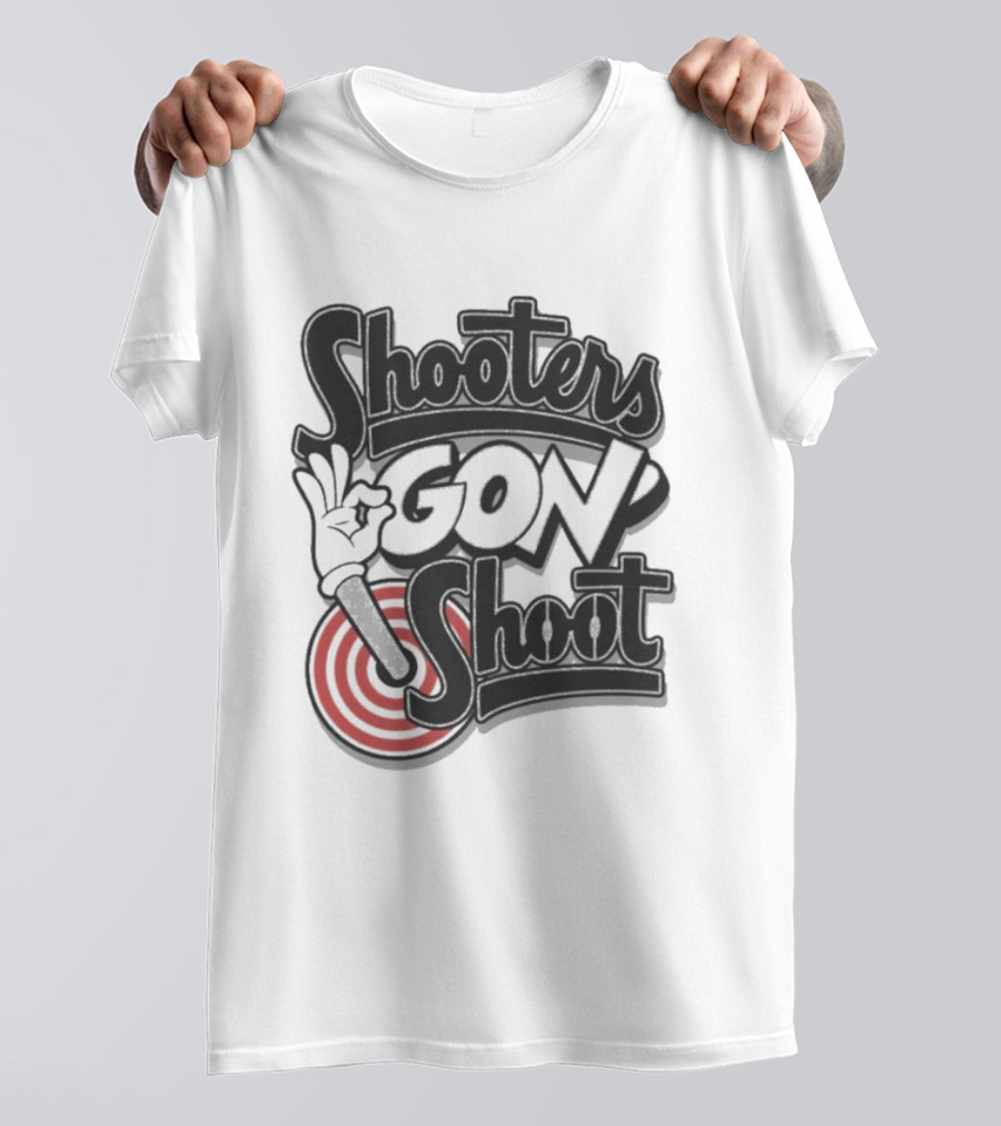 Shooters Gon Shoot Basketball Target Shooter Mentality T-Shirt