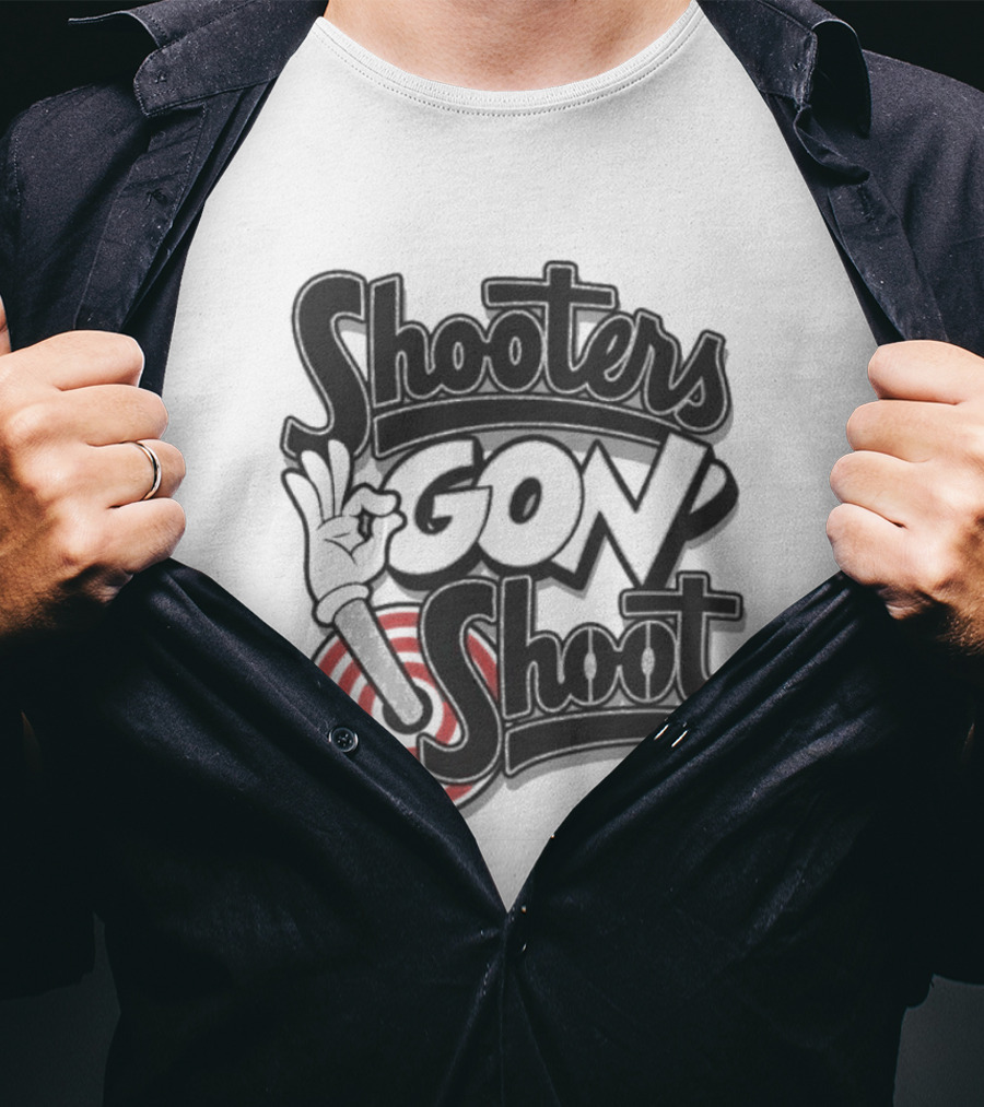 Shooters Gon Shoot Basketball Target Shooter Mentality T-Shirt