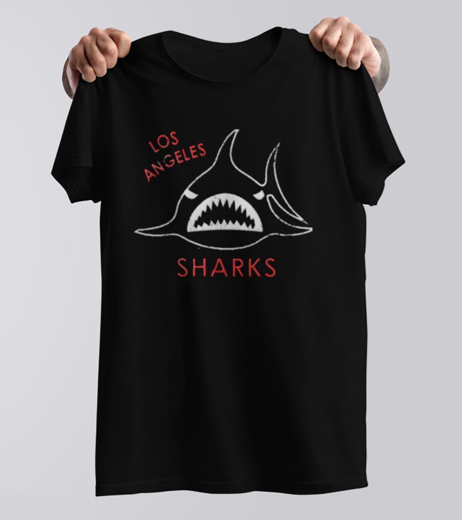 1972 Los Angeles Sharks Retro Hockey Team T-Shirt