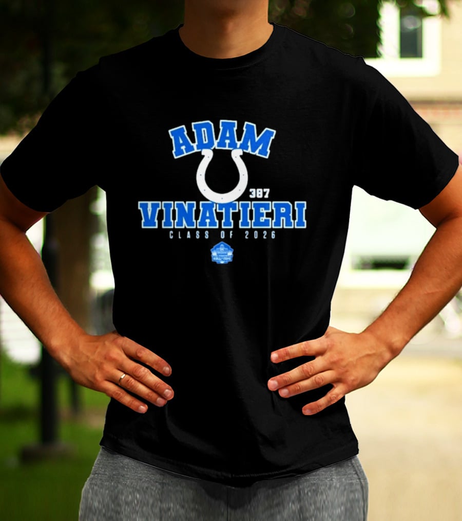 Adam Vinatieri Colts Hall Of Fame Class Of 2026 387 T-Shirt