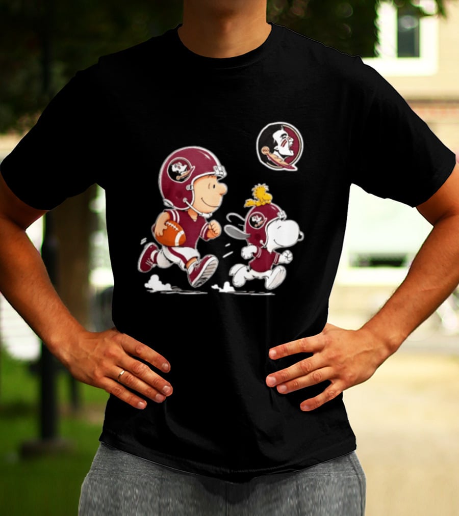 Charlie Brown Snoopy Woodstock Florida State Seminoles Football 2026 T-Shirt