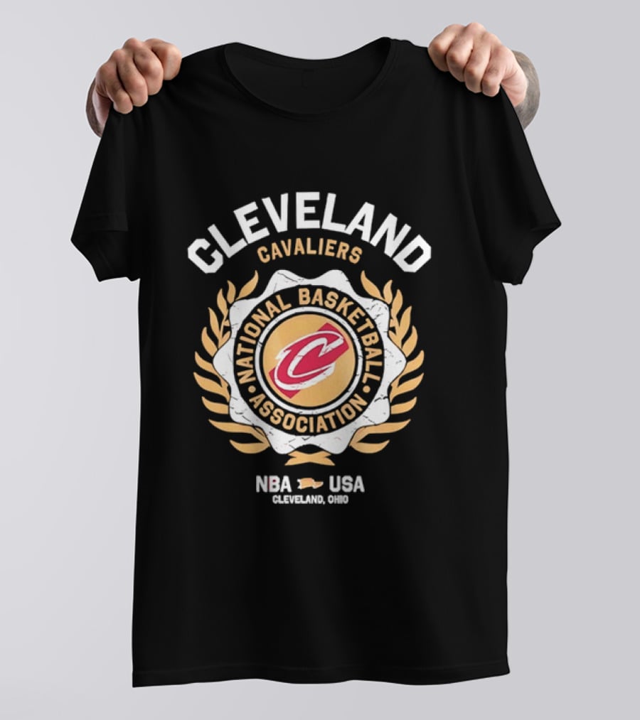 Cleveland Cavaliers National Basketball Association NBA USA Distressed T-Shirt