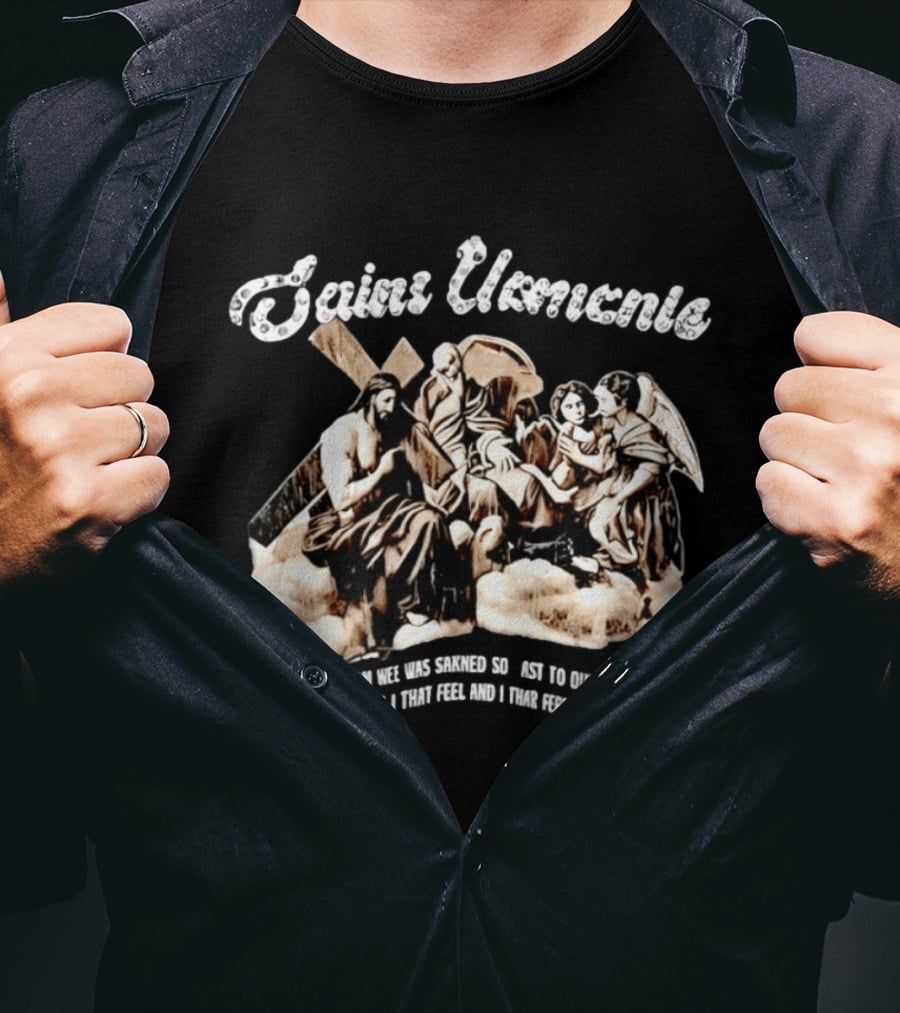 Saint Ulementie Though I Am Weak Sankened Spiritual Christian T-Shirt