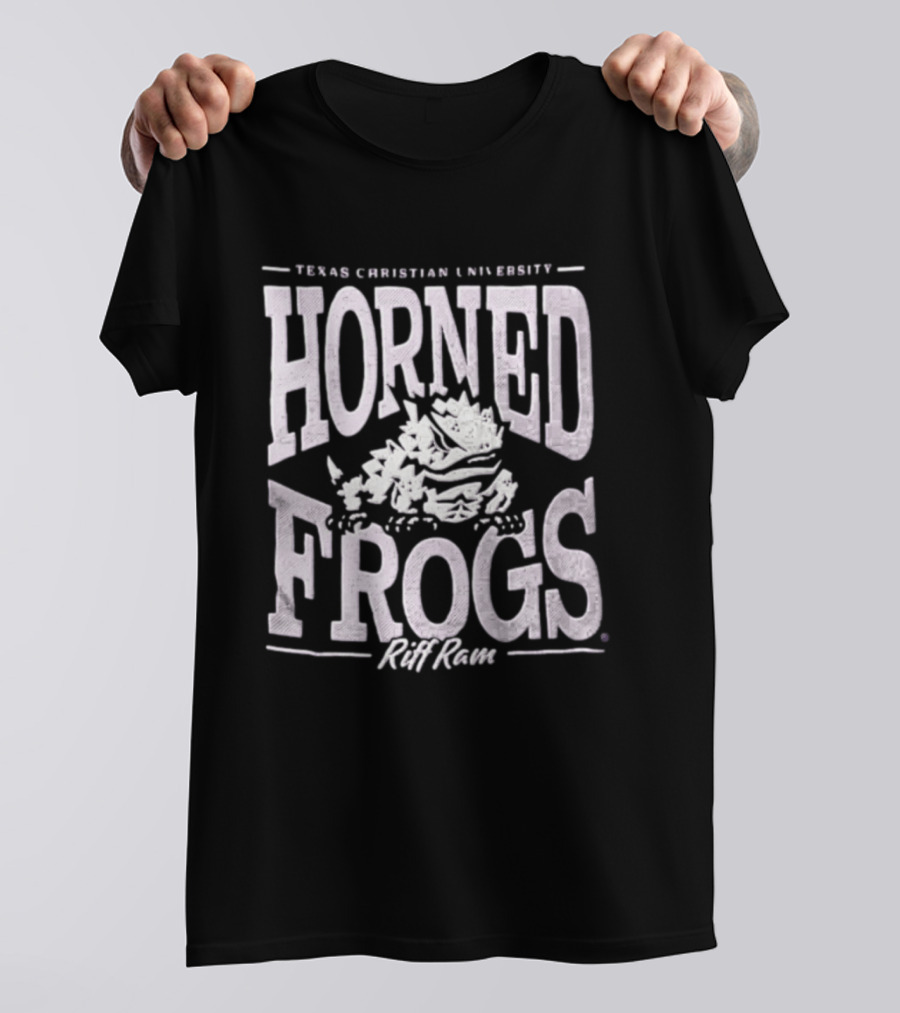 Texas Christian University Horned Frogs Riff Ram Spiky Horned Frog T-Shirt