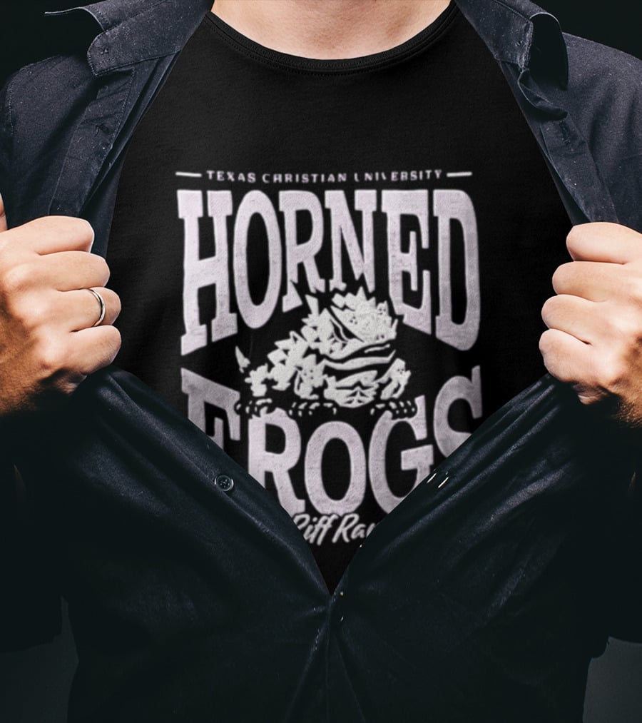 Texas Christian University Horned Frogs Riff Ram Spiky Horned Frog T-Shirt