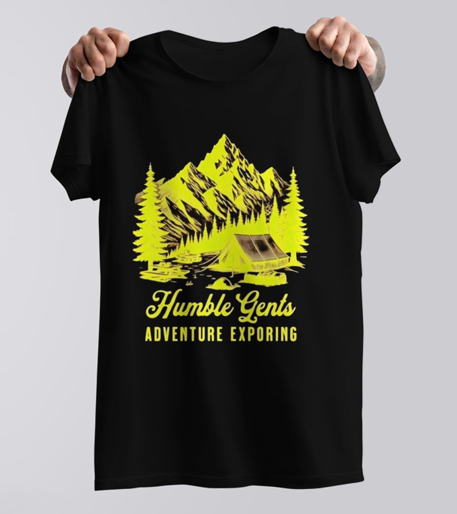Humble Gents Adventure Exploring Mountain Camping T-Shirt