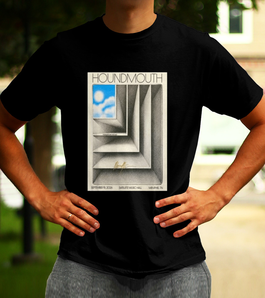 Houndmouth September 19 2026 Satellite Music Hall Memphis TN Tour T-Shirt