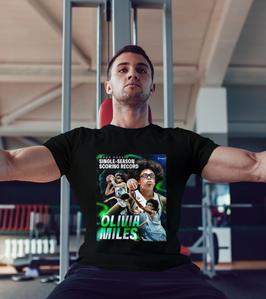 WNBA Rookie Single Season Scoring Record Olivia Miles T-Shirt