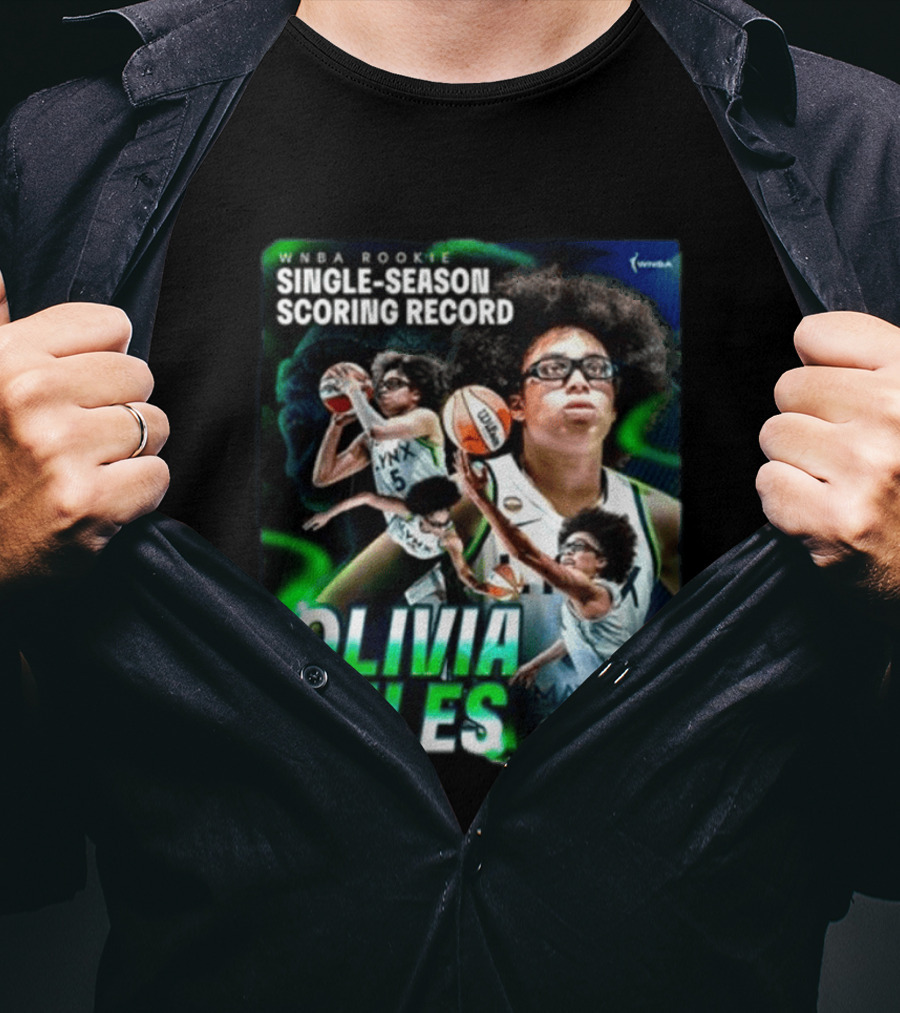 WNBA Rookie Single Season Scoring Record Olivia Miles T-Shirt