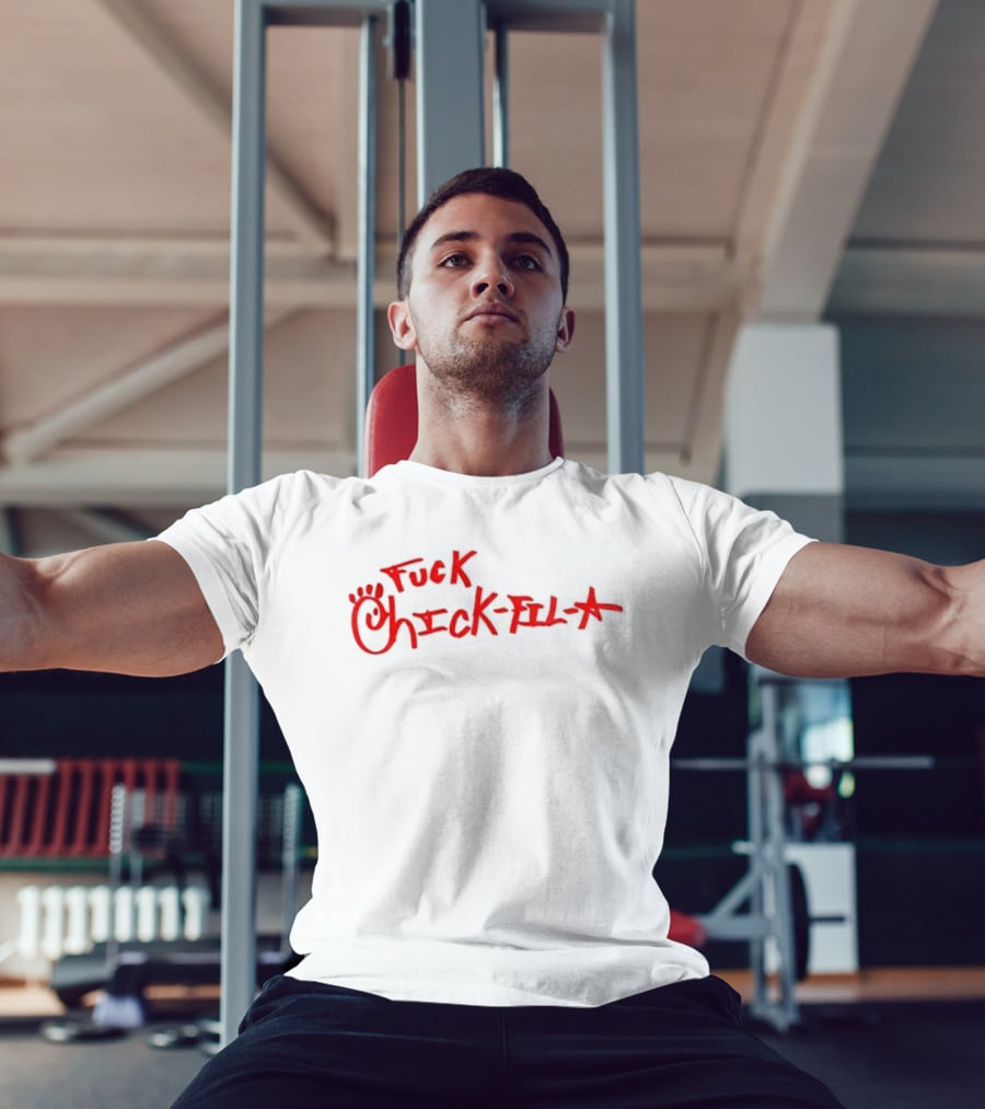 Chick Fil A Handwritten Red Text Controversial Message T-Shirt
