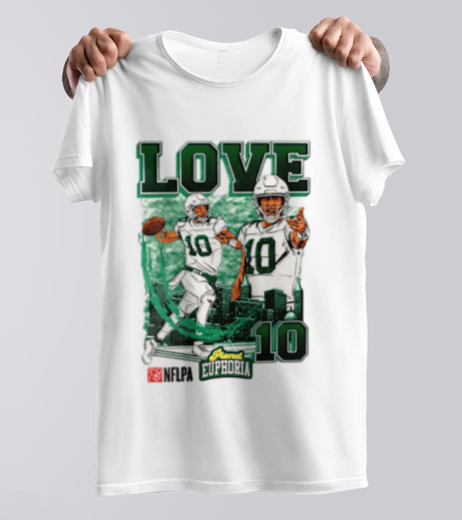 Jordan Love 10 NFLPA Euphoria Player Edition T-Shirt