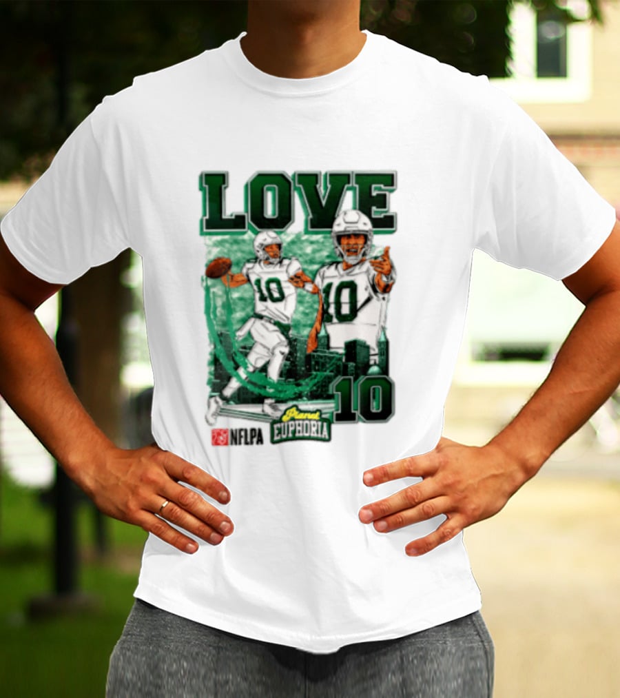 Jordan Love 10 NFLPA Euphoria Player Edition T-Shirt