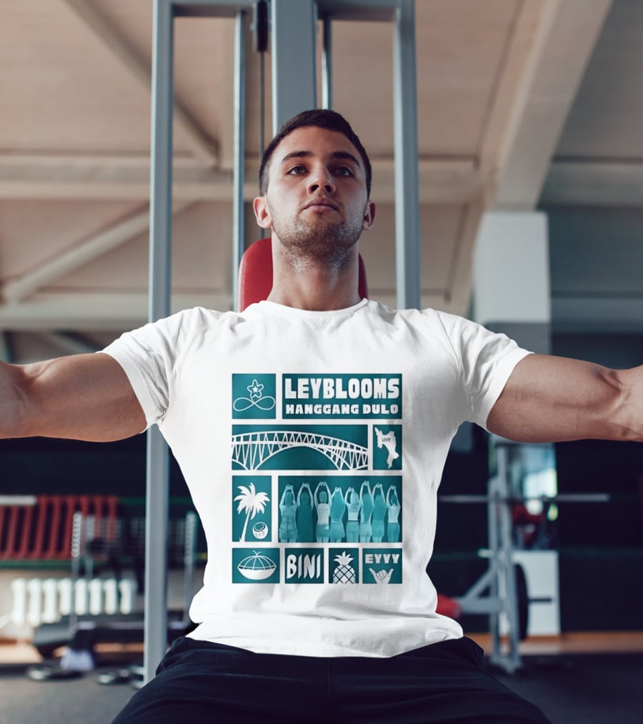Leyblooms Hanggang Dulo Bini Eyyy Leyte Bridge Palm Coconut Pineapple T-Shirt