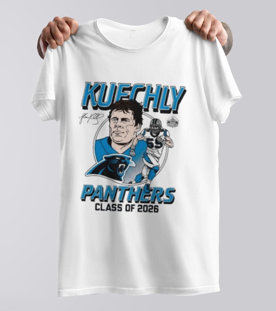 Kuechly Panthers Class Of 2026 Hall Of Fame T-Shirt