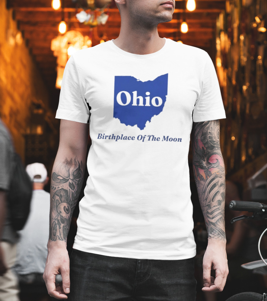 Ohio Birthplace Of The Moon Space Astronomy Exploration T-Shirt