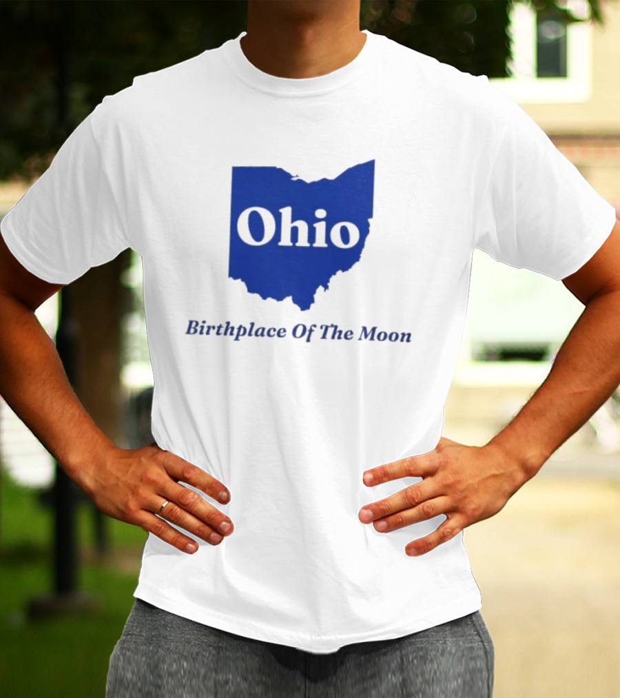 Ohio Birthplace Of The Moon Space Astronomy Exploration T-Shirt