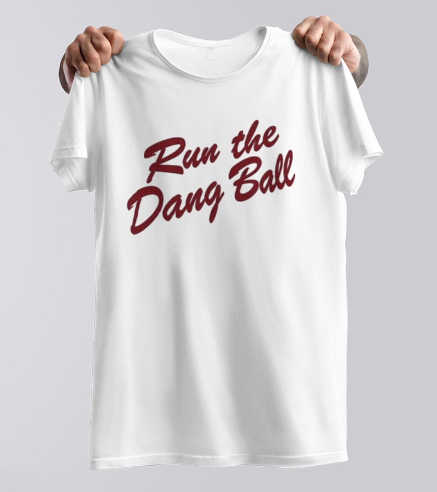 Oklahoma Sooners Run The Dang Ball Football Fan Gear T-Shirt