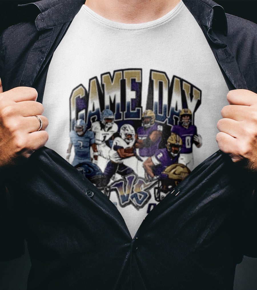 Old Dominion Monarchs Game Day Vs James Madison Dukes NCAA 2026 T-Shirt