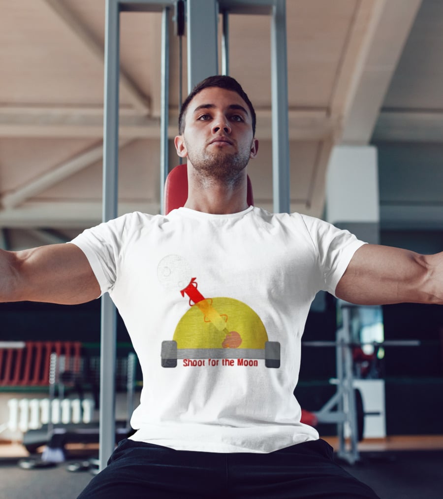 Shoot For The Moon Rocket Launcher Animation T-Shirt