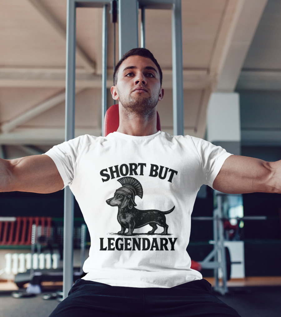 Short But Legendary Roman Warrior Wiener Dog T-Shirt