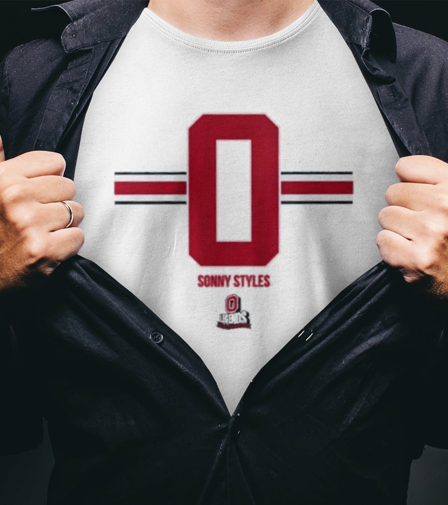 Sonny Styles 0 Stripe Ole Miss Rebels T-Shirt