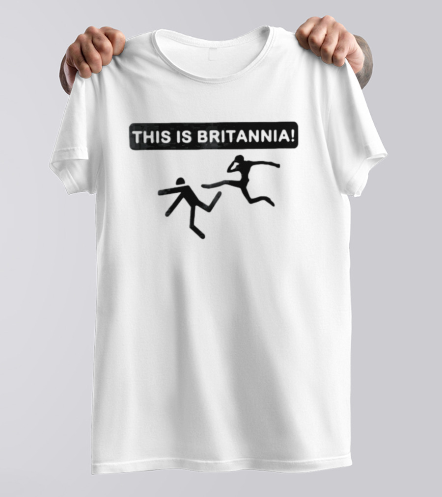 This Is Britannia Stick Figure Kick T-Shirt