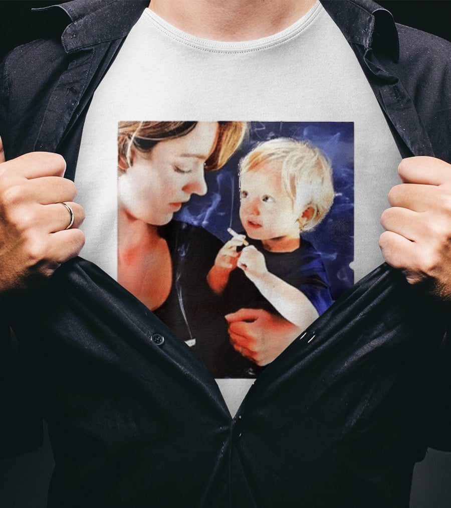 When You Light Up So Does He Anti Smoking Awareness T-Shirt