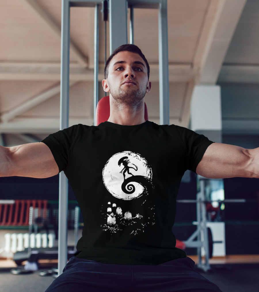 Alien Xenomorph Nightmare Before Christmas Mashup T-Shirt
