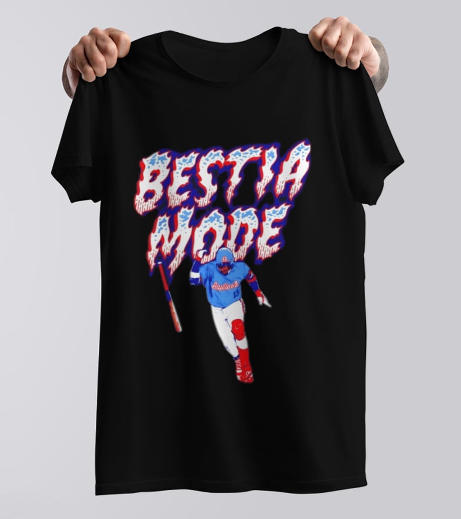 BESTIA MODE Aquicos 13 Baseball Player Athlete T-Shirt
