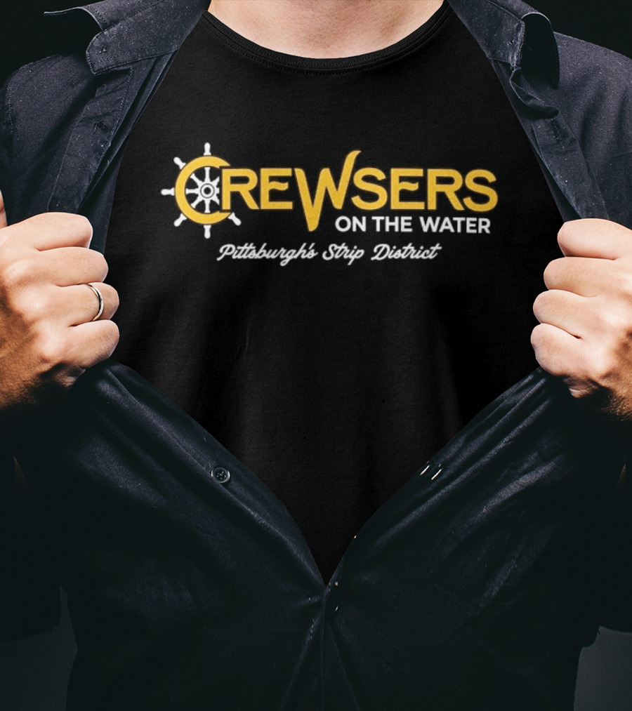 Crewsers On The Water Pittsburgh Strip District Nautical T-Shirt