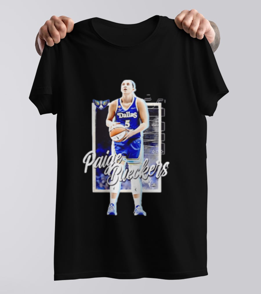 Paige Bueckers Dallas Wings Basketball Player Jersey Number 5 T-Shirt