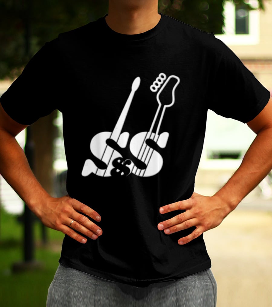Guitars Forming Letter S T-Shirt