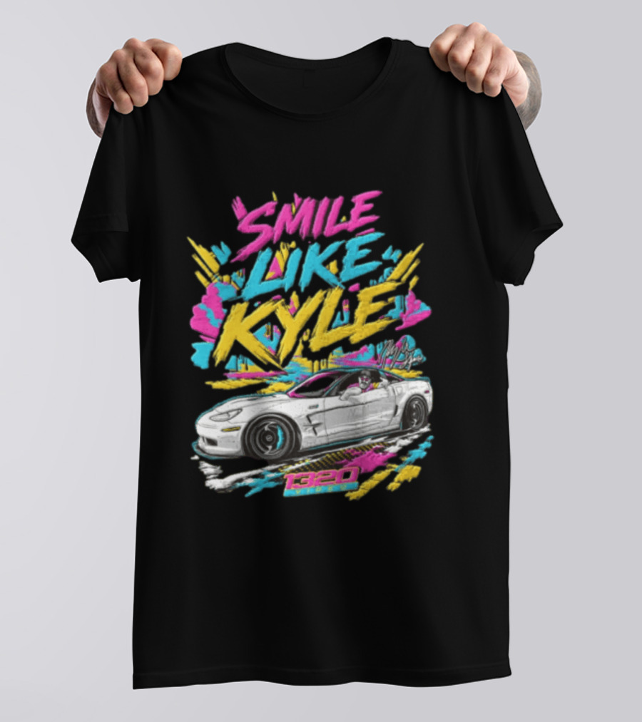 Smile Like Kyle 1320 Video Sports Car Driver Thumbs Up T-Shirt