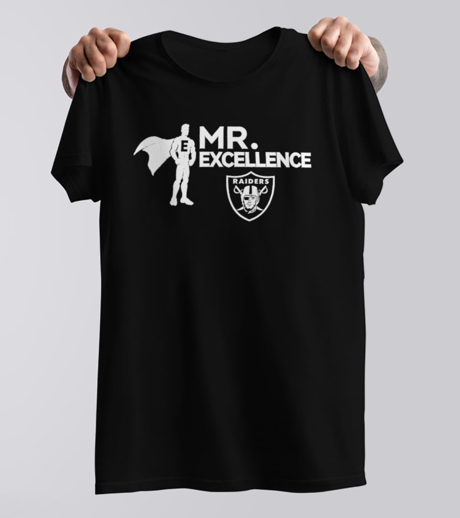 Mr Excellence Las Vegas Raiders Football Raiders Shield T-Shirt