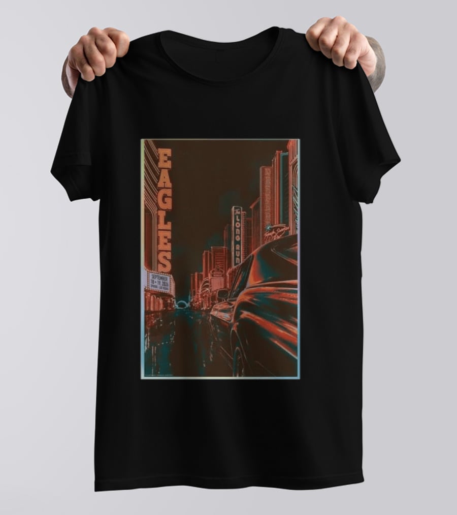 Eagles Las Vegas Sphere Concert September 19 2026 Nevada The Long Run T-Shirt