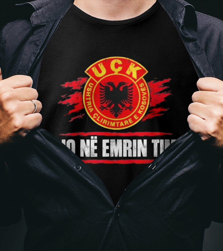 UÇK Ushtria Çlirimtare E Kosovës Jo Në Emrin Tim Symbol Of Resistance And Defiance T-Shirt