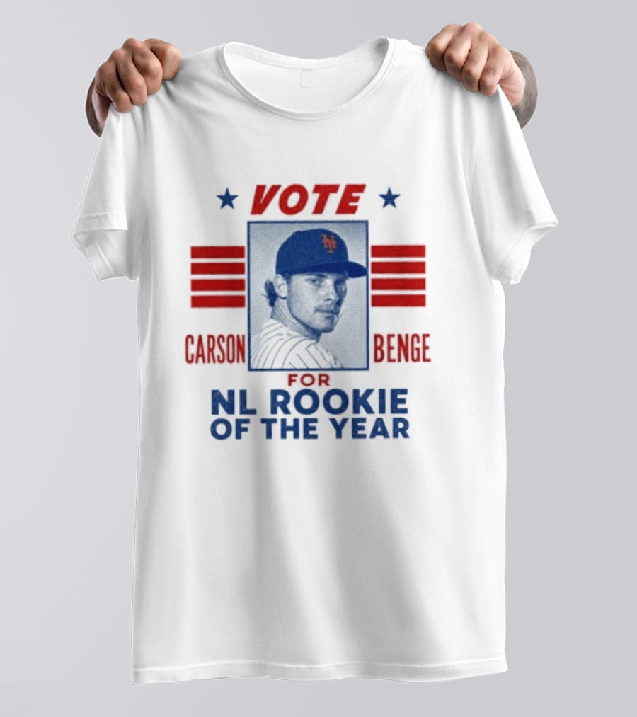 Carson Benge Mets Vote For NL Rookie Of The Year T-Shirt
