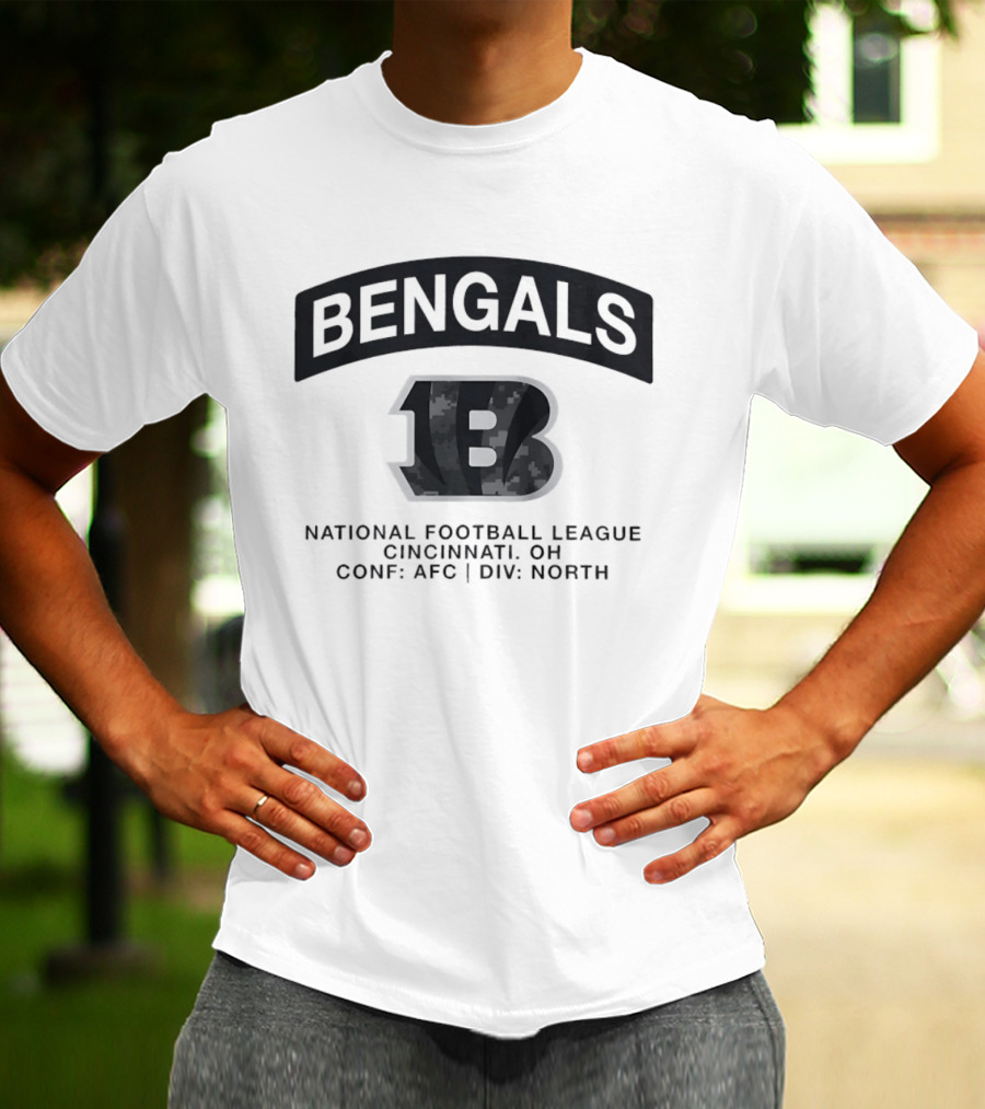 Bengals 1B National Football League Cincinnati OH AFC North T-Shirt